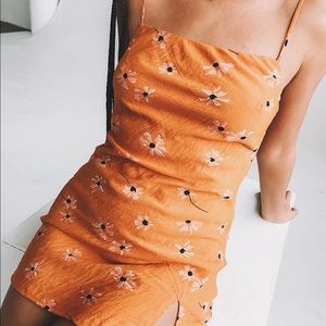 Princess polly orange sun dress